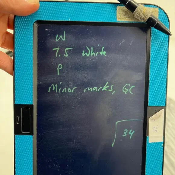 Adidas Mens 7.5 Superstar Shoe White Leather Multi Jagged Shell Toe Sneaker - Picture 12 of 13